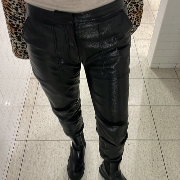 Cropped Joie joggers shimmer black fabric size S - Picture 7 of 7